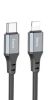 Кабель USB Type-C-Lightning 8-pin, 1 м, черный, HOCO Spear X86 (6931474777898)