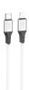 Кабель USB Type-C-Lightning 8-pin, 1 м, белый, HOCO Spear X86