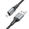 Кабель USB-Micro USB, 1 м, черный, HOCO Spear X86