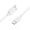 Кабель USB-USB Type-C, 1 м, белый, HOCO X96