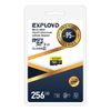 Карта памяти microSDXC EXPLOYD 256Gb Class 10 UHS-I U3 (EX256GCSDXC10UHS-1-ElU3 w)