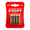 Батарейка СТАРТ, AAA (LR03), 1.5V, 4 шт