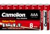 Батарейка Camelion Plus Alkaline, AAA (LR03), 1.5V, 8 шт
