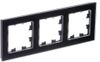 Рамка Schneider Electric AtlasDesign Nature, 3-поста, черный