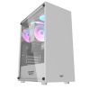 Корпус darkFlash DK100, Midi-Tower, без БП, белый
