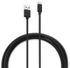Кабель USB-USB Type-C, 2 м, черный, Buro
