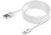 Кабель USB-Lightning 8-pin, 2 м, белый, BORASCO