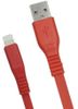 Кабель USB-Lightning 8-pin, 2 м, красный, Premier