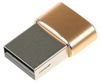 Переходник (адаптер) USB-USB Type-C, золотистый, Premier