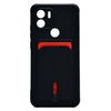 Чехол-накладка SC304 с картхолдером для смартфона Xiaomi Redmi A2+, черный