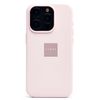 Чехол-накладка Silicone Case with MagSafe для смартфона Apple iPhone 15 Pro, светло-розовый