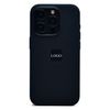 Чехол-накладка Silicone Case with MagSafe для смартфона Apple iPhone 15 Pro, черный