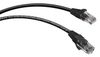 Патч-корд Cabeus UTP, кат.5e, 1 м, RJ45-RJ45, черный (PC-UTP-RJ45-Cat.5e-1m-BK-LSZH)
