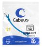 Патч-корд Cabeus UTP, кат.5e, 0.15 м, RJ45-RJ45, синий (PC-UTP-RJ45-Cat.5e-0.15m-BL)