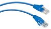 Патч-корд Cabeus UTP, кат.5e, 1 м, RJ45-RJ45, синий (PC-UTP-RJ45-Cat.5e-1m-BL)