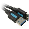 Кабель USB-Micro USB, 3 м, черный Vention COPBI