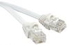 Патч-корд Cabeus телефонный, 0.5 м, RJ12-RJ12, белый (PC-TEL-RJ12-0.5m)