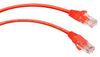 Патч-корд Cabeus UTP, кат.5e, 1 м, RJ45-RJ45, красный (PC-UTP-RJ45-Cat.5e-1m-RD)