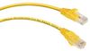 Патч-корд Cabeus UTP, кат.5e, 1 м, RJ45-RJ45, желтый (PC-UTP-RJ45-Cat.5e-1m-YL)