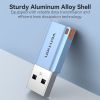 Переходник (адаптер) USB 3.1(Am)-USB 3.1 Type-C(m), серый, Vention CUA