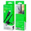 Кабель USB-Lightning 8-pin, 1 м, черный, Borofone Symbol BX91