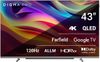 Телевизор 43" Digma Pro 43L, 3840x2160, черный/серебристый