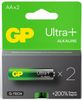 Батарейка GP Ultra Plus Alkaline, AA (LR6), 1.5V, 2 шт