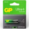 Батарейка GP Ultra Plus Alkaline, AA (LR6), 1.5V, 4 шт