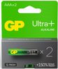 Батарейка GP Ultra Plus Alkaline, AAA (LR03), 1.5V, 2 шт