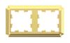 Рамка Systeme Electric AtlasDesign Antique, 2-поста, золото