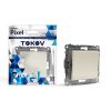 Выключатель Tokov Electric TKE-PX-V1-C02, 1кл., бежевый