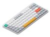 Клавиатура Nuphy AIR75 V2, Bluetooth/Радиоканал/USB, белый (AIR75v2-IW-3)