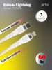 Кабель USB Type-C-Lightning 8-pin, 1 м, белый, PERFEO POWER C1004