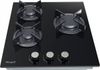 Газовая варочная панель WEISSGAUFF HG 430 BGH 3 конфорки, черный