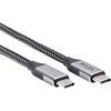 Кабель USB Type-C-USB Type-C, 1.8 м, черный, VCOM CU420M-1.8M
