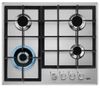 Газовая варочная панель AEG HGB64420SM 4 конфорки, серебристый