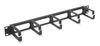 Органайзер кабельный Cabeus JB08-1U-BK, горизонтальный, 19", 1U (JB08-1U-BK)