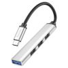 Концентратор HOCO HB26, 3xUSB 2.0, 1xUSB 3.0