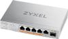 Коммутатор ZYXEL XMG-105HP, 5x2.5 Гбит/с, SFP/uplink: SFP+x1 (XMG-105HP-EU0101F)
