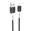 Кабель USB-Lightning 8-pin, 1 м, черный, HOCO X82