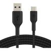Кабель USB-USB Type-C, 2 м, черный, Belkin