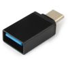 Переходник (адаптер) USB-USB Type-C, черный, Гарнизон