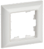 Рамка IEK BRITE РУ-1-Бр, 1-пост, белый
