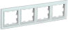 Рамка IEK BRITE РУ-4-БрЖ, 4-поста, жемчуг
