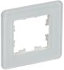Рамка IEK BRITE РУ-1-2-Бр, 1-пост, белый