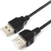 Кабель-удлинитель USB(Am)-USB(Af), 1.8 м, черный, Cablexpert Pro
