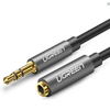Кабель-удлинитель Jack 3.5mm(M) Jack 3.5mm(F), 3 м, UGREEN AV118