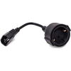 Кабель-переходник питания (адаптер) Filum Schuko (Euro)(F)-IEC-320-C14, 15 см