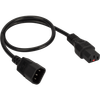 Кабель-удлинитель питания LANMASTER IEC-320-C13-IEC-320-C14, 1.5 м