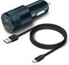 Автомобильное зарядное устройство BoraSCO, USB, 1xUSB Type C